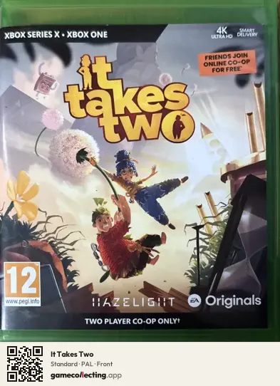 It Takes Two Xbox Series X, PAL box front