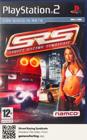 Street Racing Syndicate PlayStation 2, Italy box front
