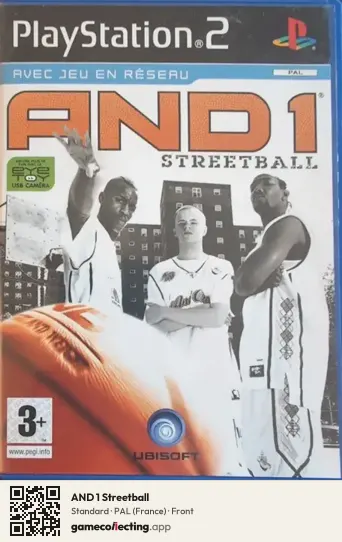 AND 1 Streetball PlayStation 2, France box front