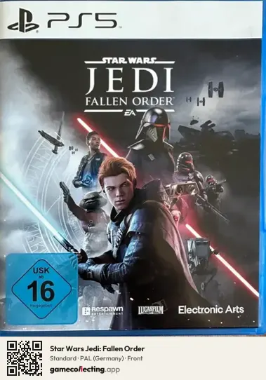 Star Wars Jedi: Fallen Order PlayStation 5, Germany box front