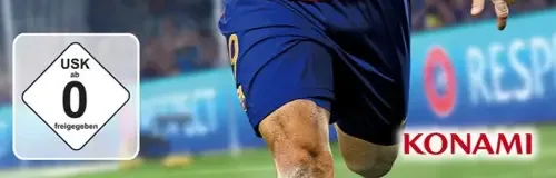 Pro Evolution Soccer 2018, the USK square on its front