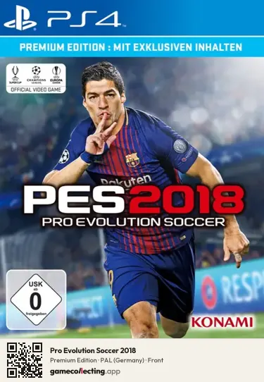 Pro Evolution Soccer 2018 PlayStation 4, Germany box front