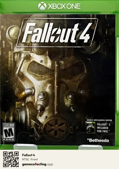 Fallout 4 Xbox One, NTSC box front