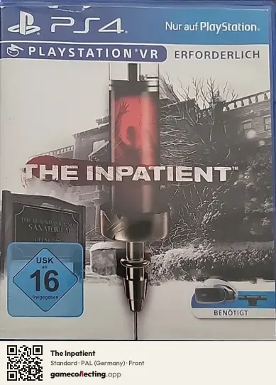 The Inpatient PlayStation 4, Germany box front