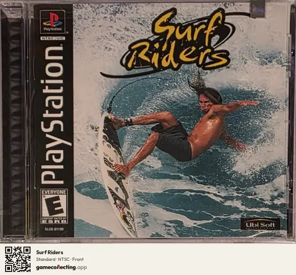 Surf Riders PlayStation, NTSC box front