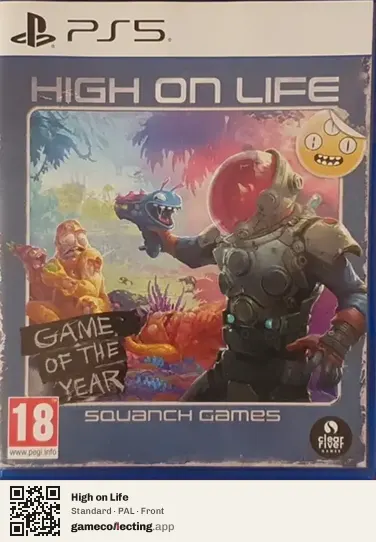 High on Life PlayStation 5, PAL box front