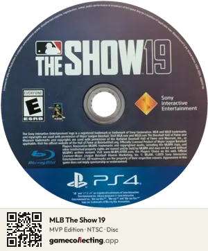 MLB The Show 19 PlayStation 4, NTSC disc