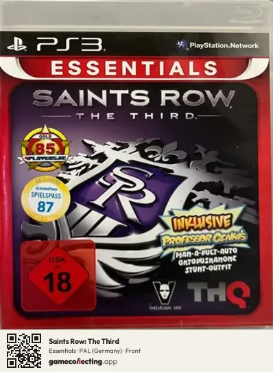 Saints Row: The Third PlayStation 3, Germany box front