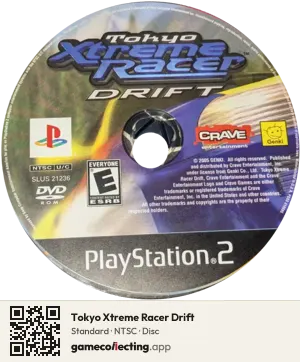 Tokyo Xtreme Racer Drift PlayStation 2, NTSC disc