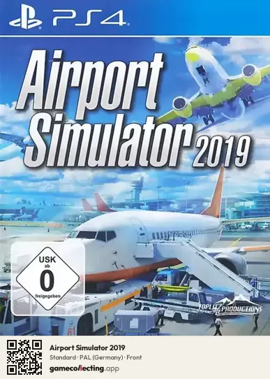 Airport Simulator 2019 PlayStation 4, Germany box front
