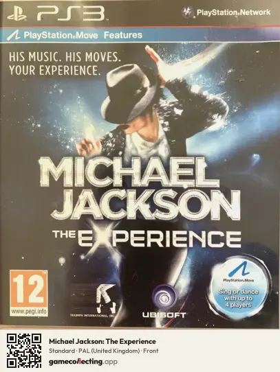 Michael Jackson: The Experience PlayStation 3, United Kingdom box front