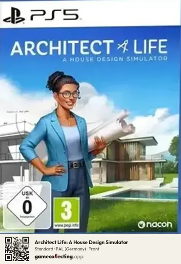Architect Life: A House Design Simulator PlayStation 5, Germany box front
