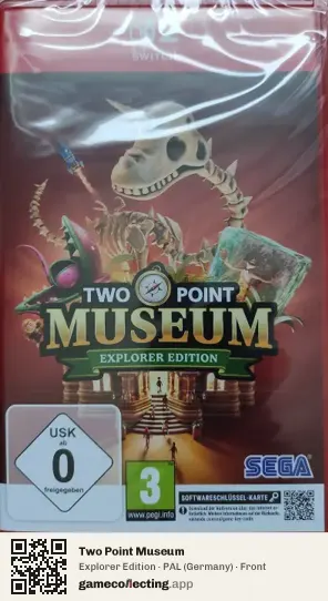 Two Point Museum Nintendo Switch 2, Germany box front