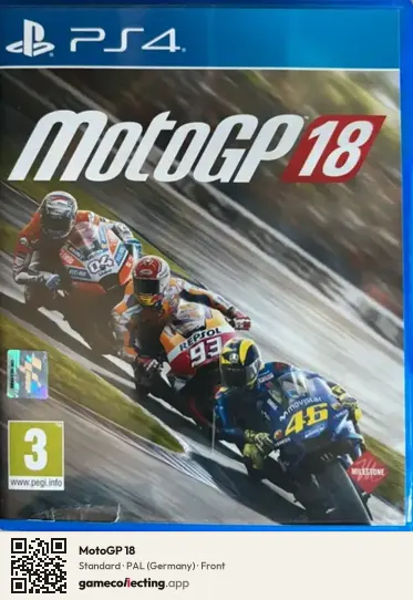 MotoGP 18 PlayStation 4, Germany box front
