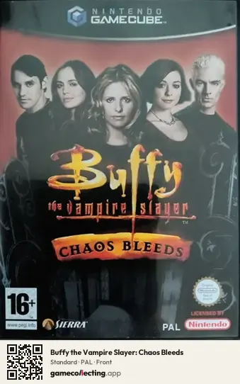Buffy the Vampire Slayer: Chaos Bleeds Nintendo GameCube, PAL box front
