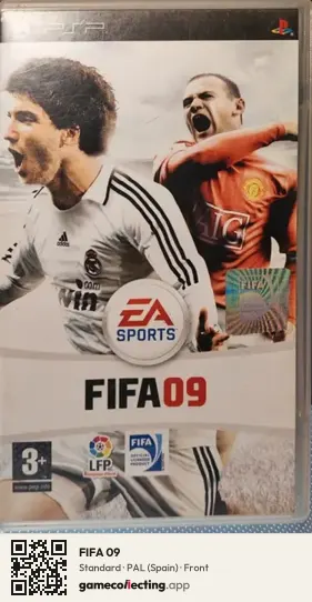 FIFA 09 PlayStation Portable, Spain box front