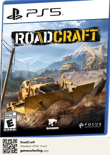 RoadCraft PlayStation 5, NTSC box front
