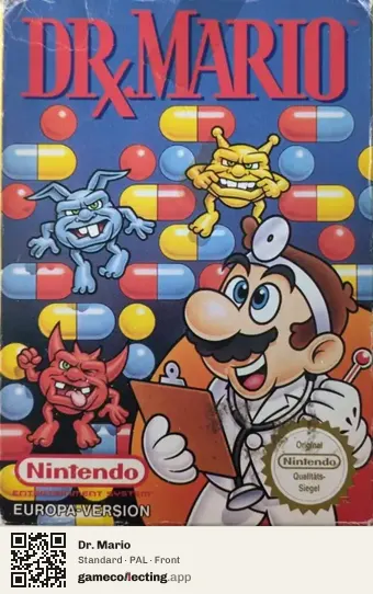 Dr. Mario Nintendo Entertainment System, PAL box front