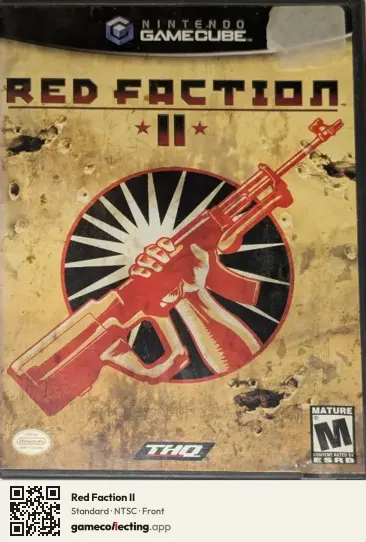 Red Faction II Nintendo GameCube, NTSC box front