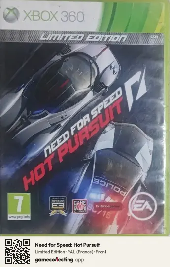 Need for Speed: Hot Pursuit Xbox 360, France box front