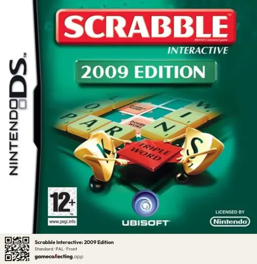 Scrabble Interactive: 2009 Edition Nintendo DS, PAL box front