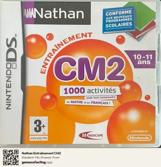 Nathan Entraînement CM2 Nintendo DS, France box front