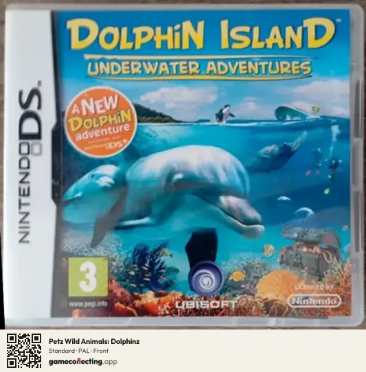Petz Wild Animals: Dolphinz Nintendo DS, PAL box front