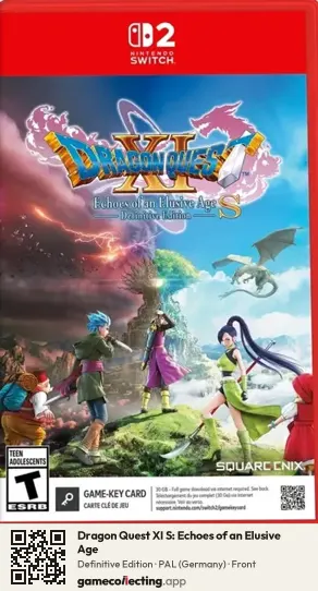 Dragon Quest XI S: Echoes of an Elusive Age Nintendo Switch 2, Germany box front