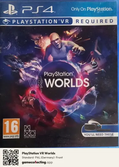 PlayStation VR Worlds PlayStation 4, Germany box front