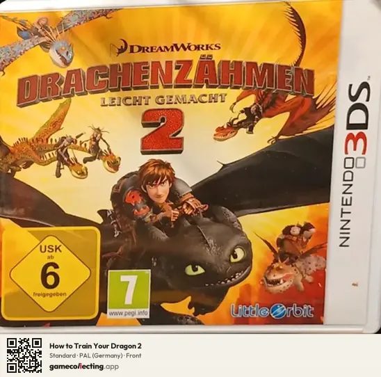 How to Train Your Dragon 2 Nintendo 3DS, Germany box front