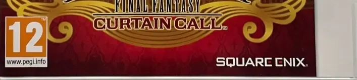 Theatrhythm Final Fantasy: Curtain Call, the USK square on its front