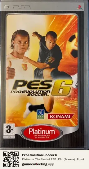 Pro Evolution Soccer 6 PlayStation Portable, France box front