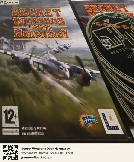 Secret Weapons Over Normandy Computer, Spain box front