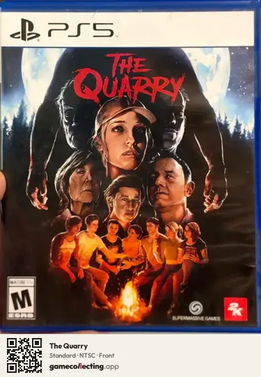 The Quarry PlayStation 5, NTSC box front