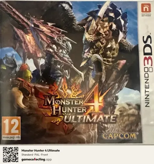 Monster Hunter 4 Ultimate Nintendo 3DS, PAL box front