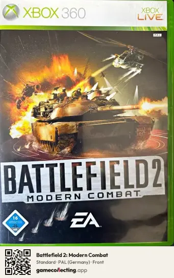 Battlefield 2: Modern Combat Xbox 360, Germany box front