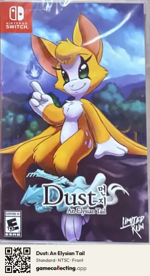Dust: An Elysian Tail Nintendo Switch, NTSC box front