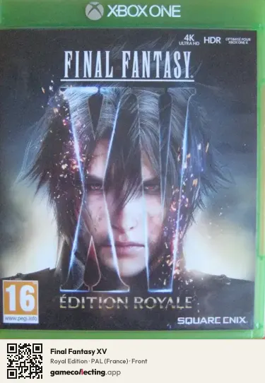 Final Fantasy XV Xbox One, France box front