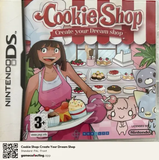 Cookie Shop: Create Your Dream Shop Nintendo DS, PAL box front