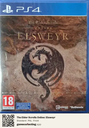 The Elder Scrolls Online: Elsweyr PlayStation 4, PAL box front