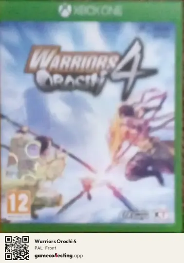 Warriors Orochi 4 Xbox One, PAL box front