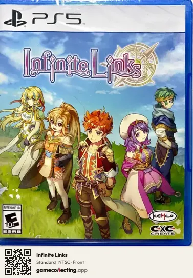Infinite Links PlayStation 5, NTSC box front