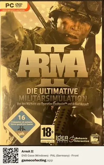 ArmA II Computer, Germany box front