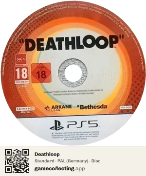 Deathloop PlayStation 5, PAL disc