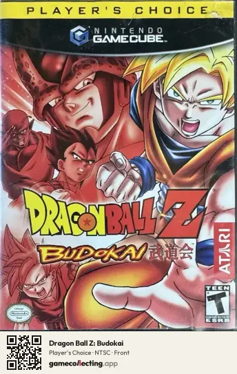 Dragon Ball Z: Budokai Nintendo GameCube, NTSC box front