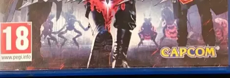 Devil May Cry 5, the USK square on its front