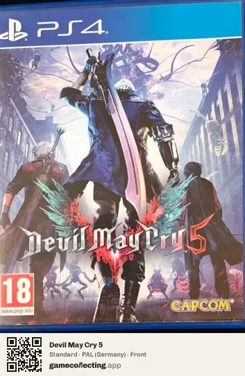 Devil May Cry 5 PlayStation 4, Germany box front