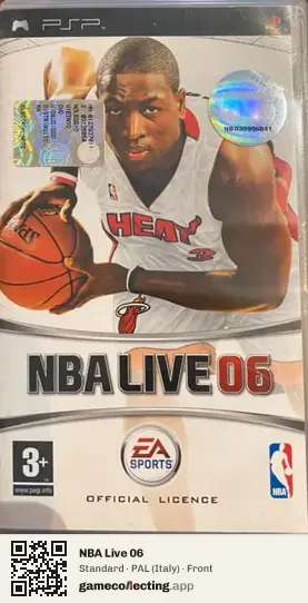 NBA Live 06 PlayStation Portable, Italy box front