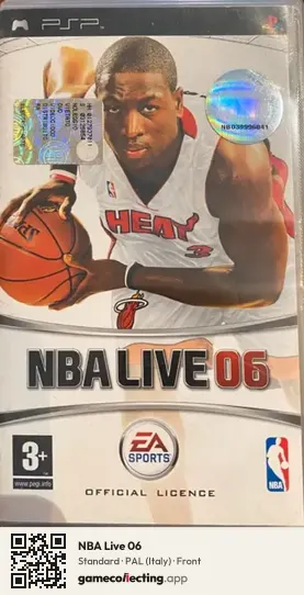 NBA Live 06 PlayStation Portable, Italy box front