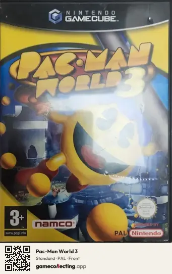 Pac-Man World 3 Nintendo GameCube, PAL box front